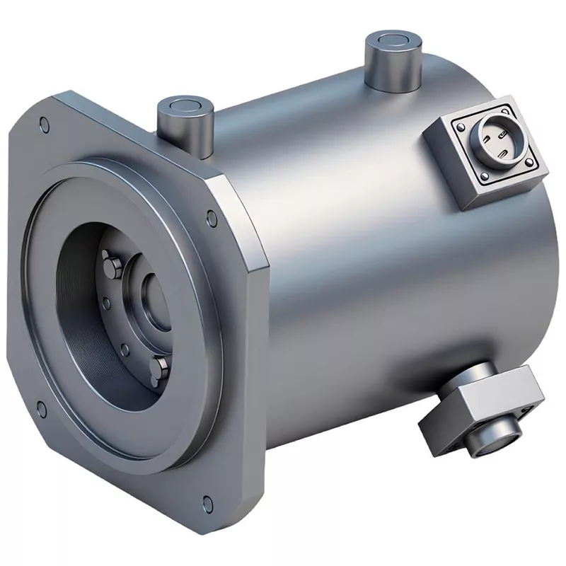 Moteur à aimant permanent refroidi à l'eau en porte-à-faux en acier inoxydable